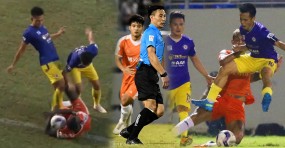 Trọng tài thiên vị Việt Anh, Văn Quyết sau tình huống phi thể thao nhận án phạt thích đáng Trọng tài thiên vị Việt Anh, Văn Quyết sau tình huống phi thể thao nhận án phạt thích đáng
