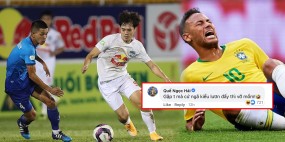 Chơi 'lươn lẹo' trước An Giang, Văn Toàn bị Quế Ngọc Hải ví là anh em với Neymar sau pha ngã kiếm penalty Chơi 'lươn lẹo' trước An Giang, Văn Toàn bị Quế Ngọc Hải ví là anh em với Neymar sau pha ngã kiếm penalty