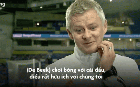 VIDEO: HLV Ole Solskjaer nói điều đặc biệt về pha đánh gót kiến tạo của Donny van de Beek VIDEO: HLV Ole Solskjaer nói điều đặc biệt về pha đánh gót kiến tạo của Donny van de Beek