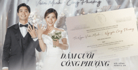 Lộ diện thiệp cưới của Công Phượng, địa điểm cưới sang chảnh và bảo mật nhất Sài Gòn Lộ diện thiệp cưới của Công Phượng, địa điểm cưới sang chảnh và bảo mật nhất Sài Gòn
