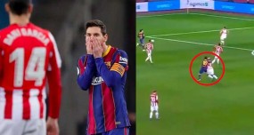 Barca mất siêu cúp Tây Ban Nha, Messi còn bị đuổi khỏi sân vì cố tình đánh người