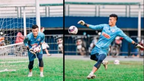 VIDEO: Khao khát bắt chính trở lại, Dũng 'gôn' chăm chỉ nuốt trọn giáo án của HLV Brazil VIDEO: Khao khát bắt chính trở lại, Dũng 'gôn' chăm chỉ nuốt trọn giáo án của HLV Brazil