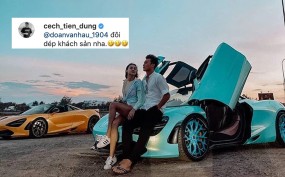 Bùi Tiến Dũng khoe ngồi siêu xe 24 tỷ hóng gió cùng mẫu Tây mặc kệ những tranh cãi về phong độ Bùi Tiến Dũng khoe ngồi siêu xe 24 tỷ hóng gió cùng mẫu Tây mặc kệ những tranh cãi về phong độ