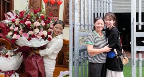 Bạn gái Quang Hải tặng mẹ chồng tương lai bó hoa siêu to khổng lồ dịp sinh nhật Bạn gái Quang Hải tặng mẹ chồng tương lai bó hoa siêu to khổng lồ dịp sinh nhật