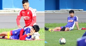 Công Phượng phải tập riêng trong buổi đầu rèn quân cùng CLB TP. HCM Công Phượng phải tập riêng trong buổi đầu rèn quân cùng CLB TP. HCM
