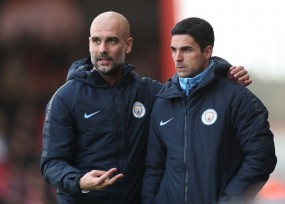 Pep Guardiola: 'Mikel Arteta chỉ là người học việc của tôi' Pep Guardiola: 'Mikel Arteta chỉ là người học việc của tôi'