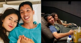 Hùng Dũng và vợ bao trọn rạp chiếu phim, có lời hứa đặc biệt với con trai Hùng Dũng và vợ bao trọn rạp chiếu phim, có lời hứa đặc biệt với con trai