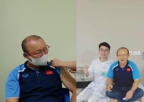 Thầy Park tươi như hoa, thoải mái tinh thần trong ngày tiêm Vaccine Covid-19 Thầy Park tươi như hoa, thoải mái tinh thần trong ngày tiêm Vaccine Covid-19