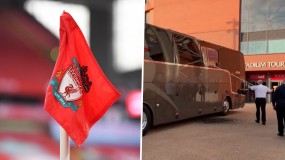 CĐV Liverpool trút giận, ném đá vỡ kính xe chở cầu thủ Real Madrid CĐV Liverpool trút giận, ném đá vỡ kính xe chở cầu thủ Real Madrid