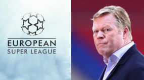 Barcelona chưa từ bỏ Super League, HLV Koeman chỉ trích UEFA là lũ hám tiền Barcelona chưa từ bỏ Super League, HLV Koeman chỉ trích UEFA là lũ hám tiền