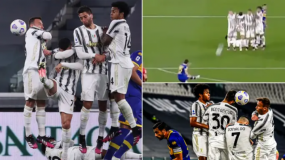 VIDEO: Sợ bóng, Ronaldo lấy tay che mặt khiến Juvetus nhận bàn thua từ chấm đá phạt VIDEO: Sợ bóng, Ronaldo lấy tay che mặt khiến Juvetus nhận bàn thua từ chấm đá phạt