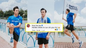 Bùi Tiến Dũng quảng cáo hàng hiệu, Văn Hậu rủ Đức Chinh vào 'xin tạm đôi giày' Bùi Tiến Dũng quảng cáo hàng hiệu, Văn Hậu rủ Đức Chinh vào 'xin tạm đôi giày'