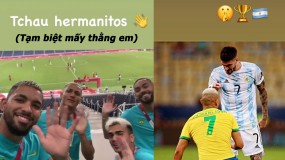 Đàn em bị dàn sao Brazil sỉ nhục vì bị loại, tuyển thủ Argentina đáp trả cực gắt Đàn em bị dàn sao Brazil sỉ nhục vì bị loại, tuyển thủ Argentina đáp trả cực gắt
