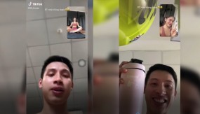 VIDEO: Hùng Dũng làm PT từ xa cho bà xã tập thể dục tại nhà VIDEO: Hùng Dũng làm PT từ xa cho bà xã tập thể dục tại nhà