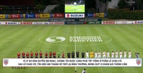 VFF vào cuộc về vấn đề Quốc ca Việt Nam bị ngắt tiếng do bản quyền tại AFF Cup VFF vào cuộc về vấn đề Quốc ca Việt Nam bị ngắt tiếng do bản quyền tại AFF Cup