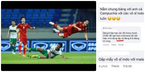 Chung bảng với 'tiều phu' Indonesia, CĐV lo lắng cho các cầu thủ tuyển Việt Nam Chung bảng với 'tiều phu' Indonesia, CĐV lo lắng cho các cầu thủ tuyển Việt Nam
