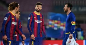 Thua đậm PSG, dàn sao Barca tự biến mình thành trò hề khi văng tục với nhau ngay trên sân Thua đậm PSG, dàn sao Barca tự biến mình thành trò hề khi văng tục với nhau ngay trên sân