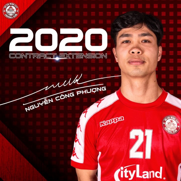 Cong Phuong continues to play for Ho Chi Minh City.